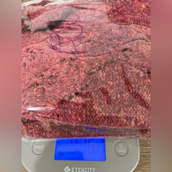 COLUMBIA Wool Cotton Blend Knit Outdoor Zip up Maroon Pink Sweater Size Small - Picture 15 of 15